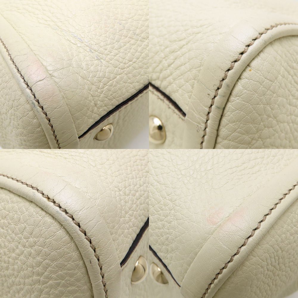 GUCCI Ivory Leather Bag - Picture 4 of 10
